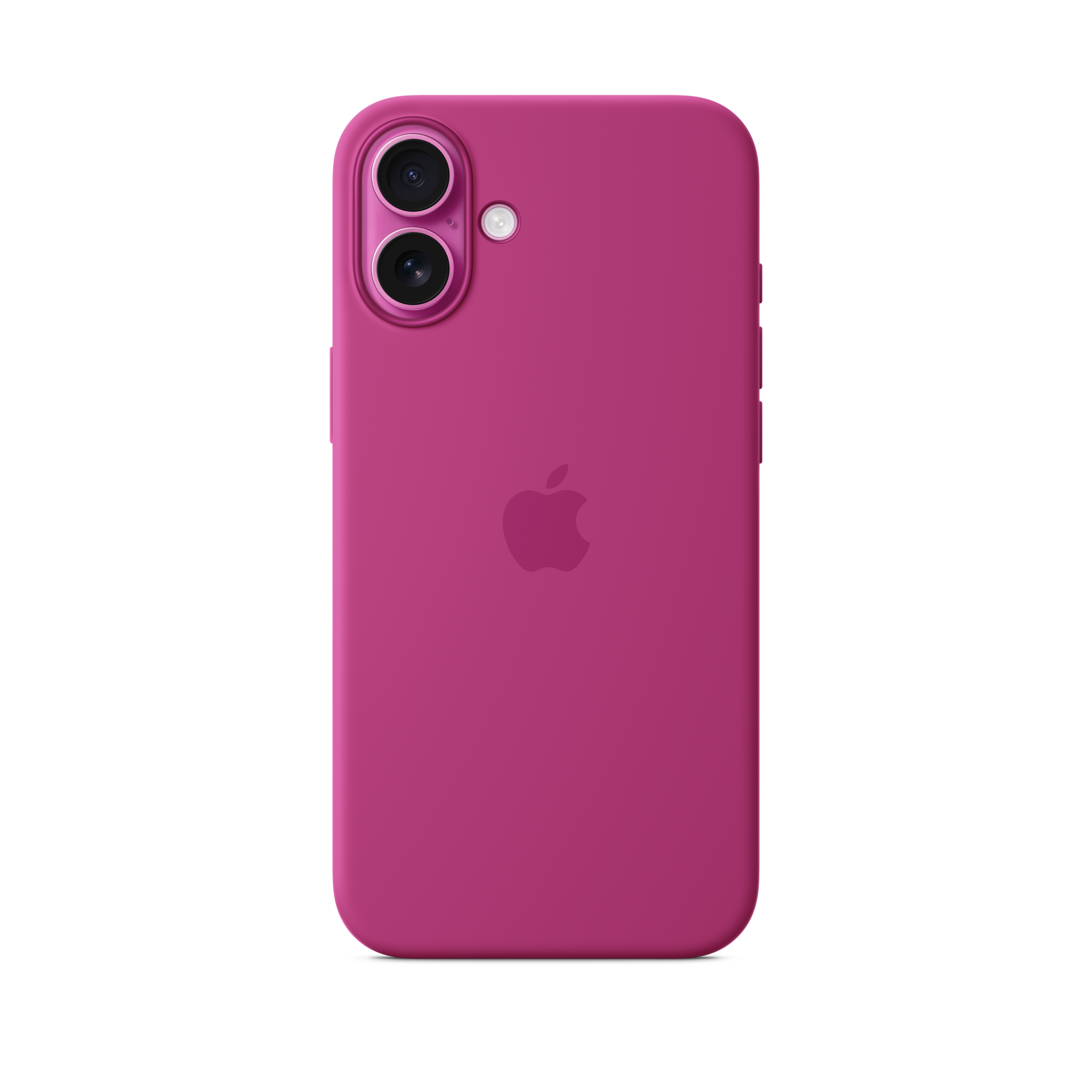 iPhone 16 Plus Silicone Case with MagSafe — Fuchsia