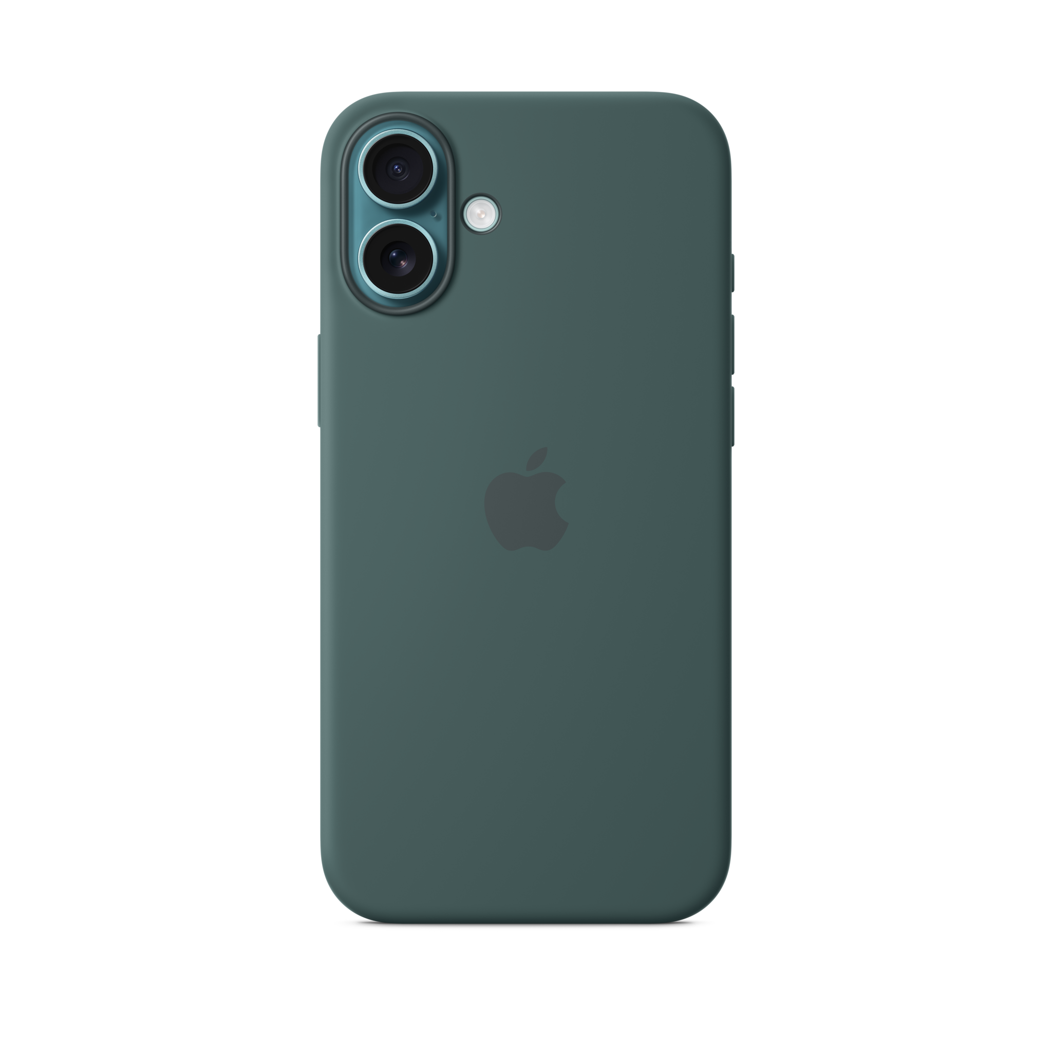 iPhone 16 Plus Silicone Case with MagSafe — Lake Green