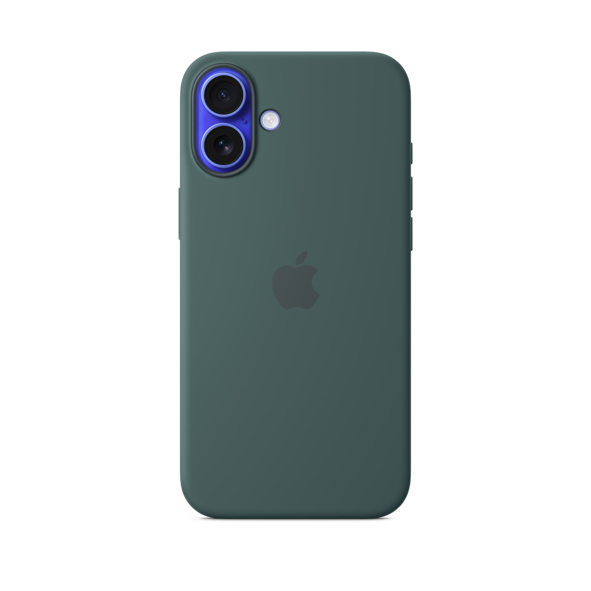 iPhone 16 Plus Silicone Case with MagSafe — Lake Green
