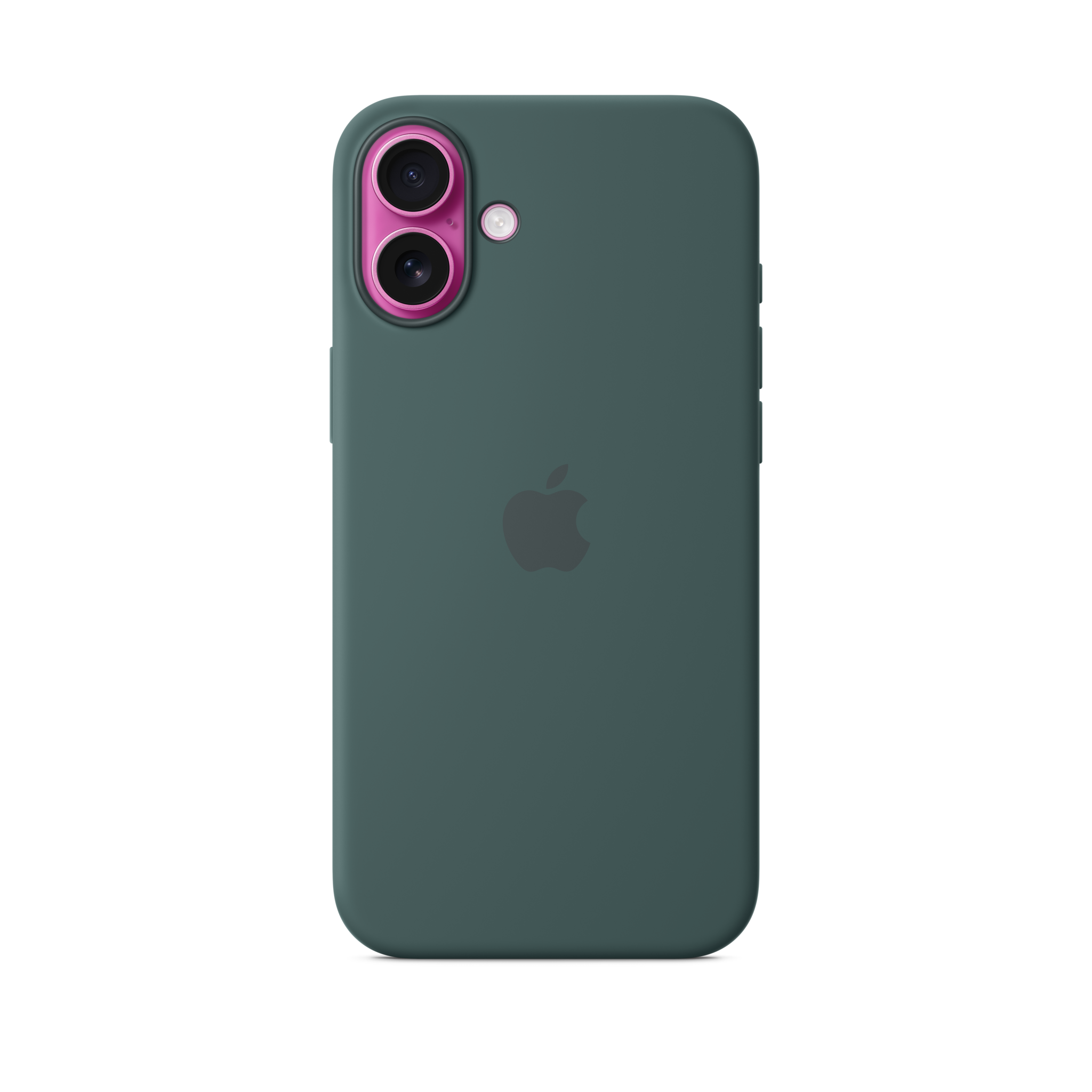 iPhone 16 Plus Silicone Case with MagSafe — Lake Green