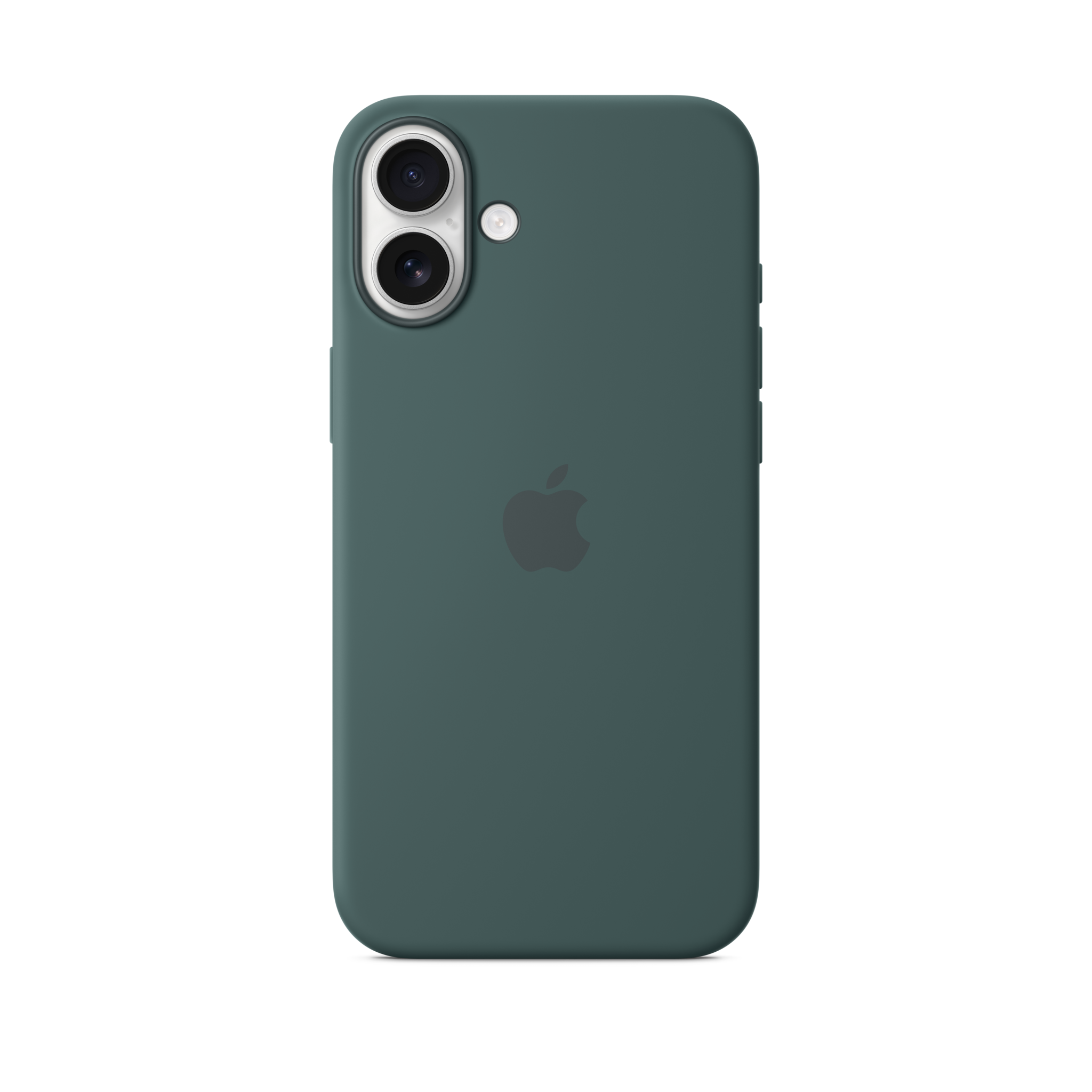 iPhone 16 Plus Silicone Case with MagSafe — Lake Green