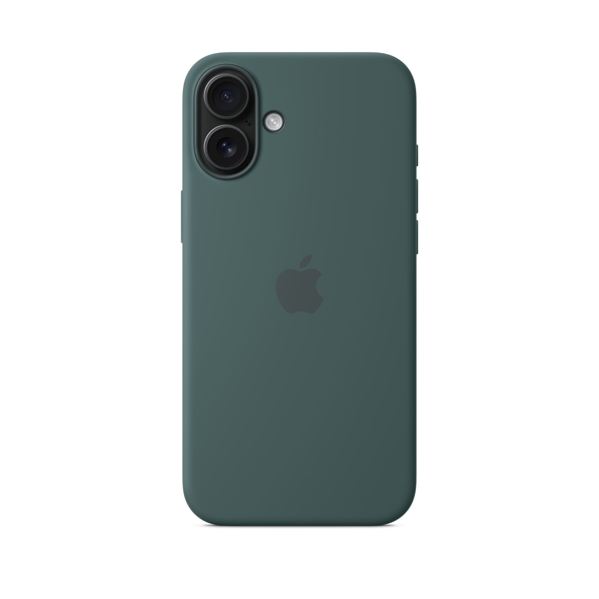 iPhone 16 Plus Silicone Case with MagSafe — Lake Green