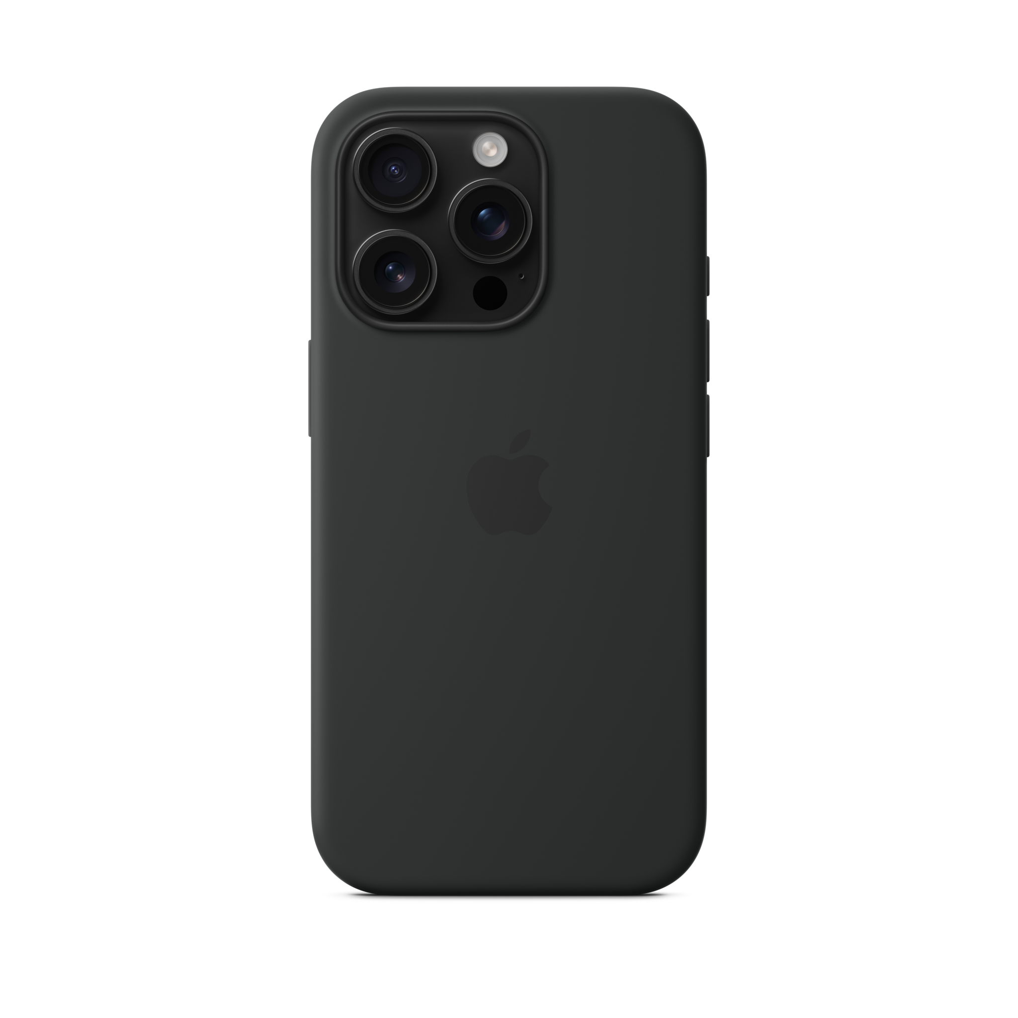 iPhone 16 Pro Silicone Case with MagSafe — Black