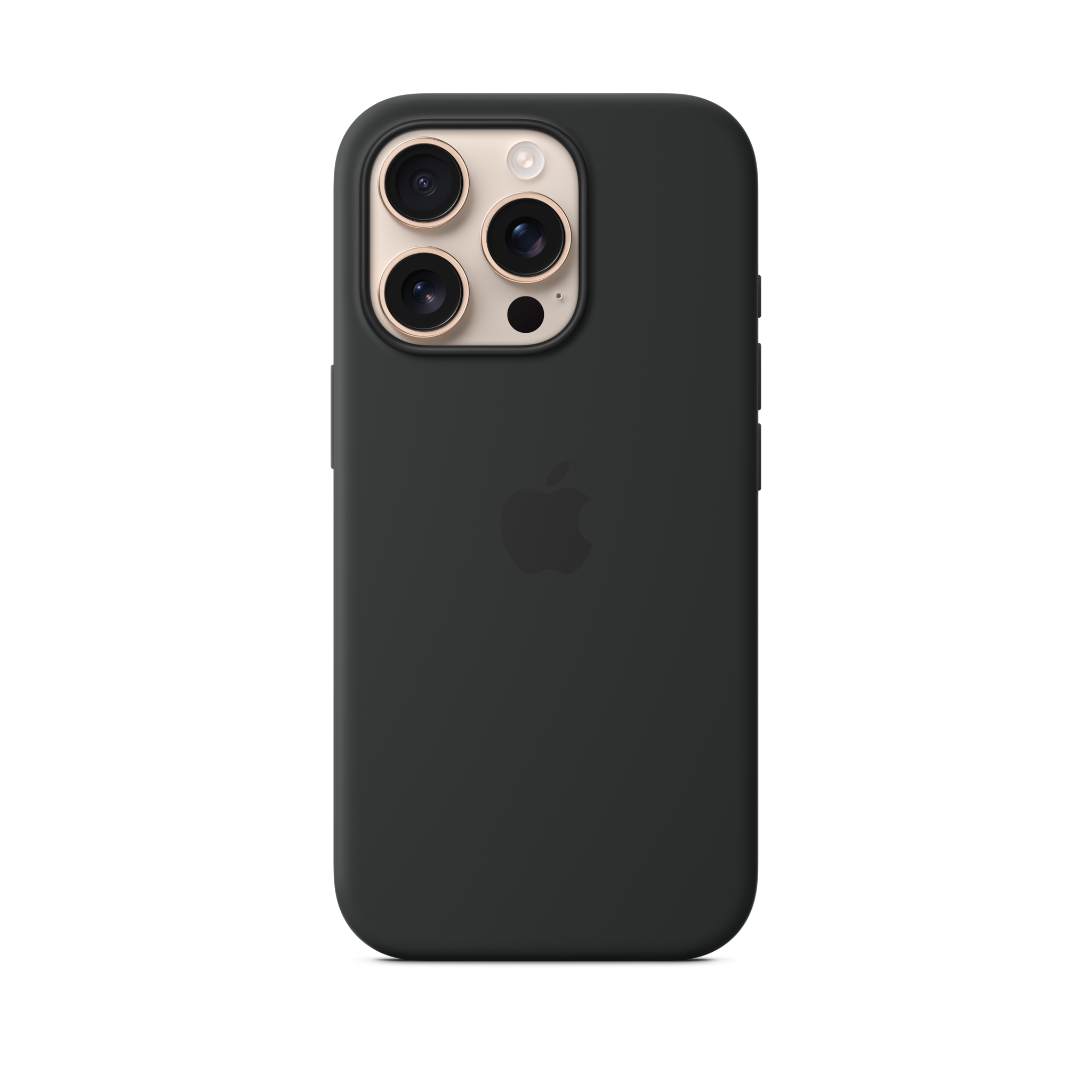 iPhone 16 Pro Silicone Case with MagSafe — Black
