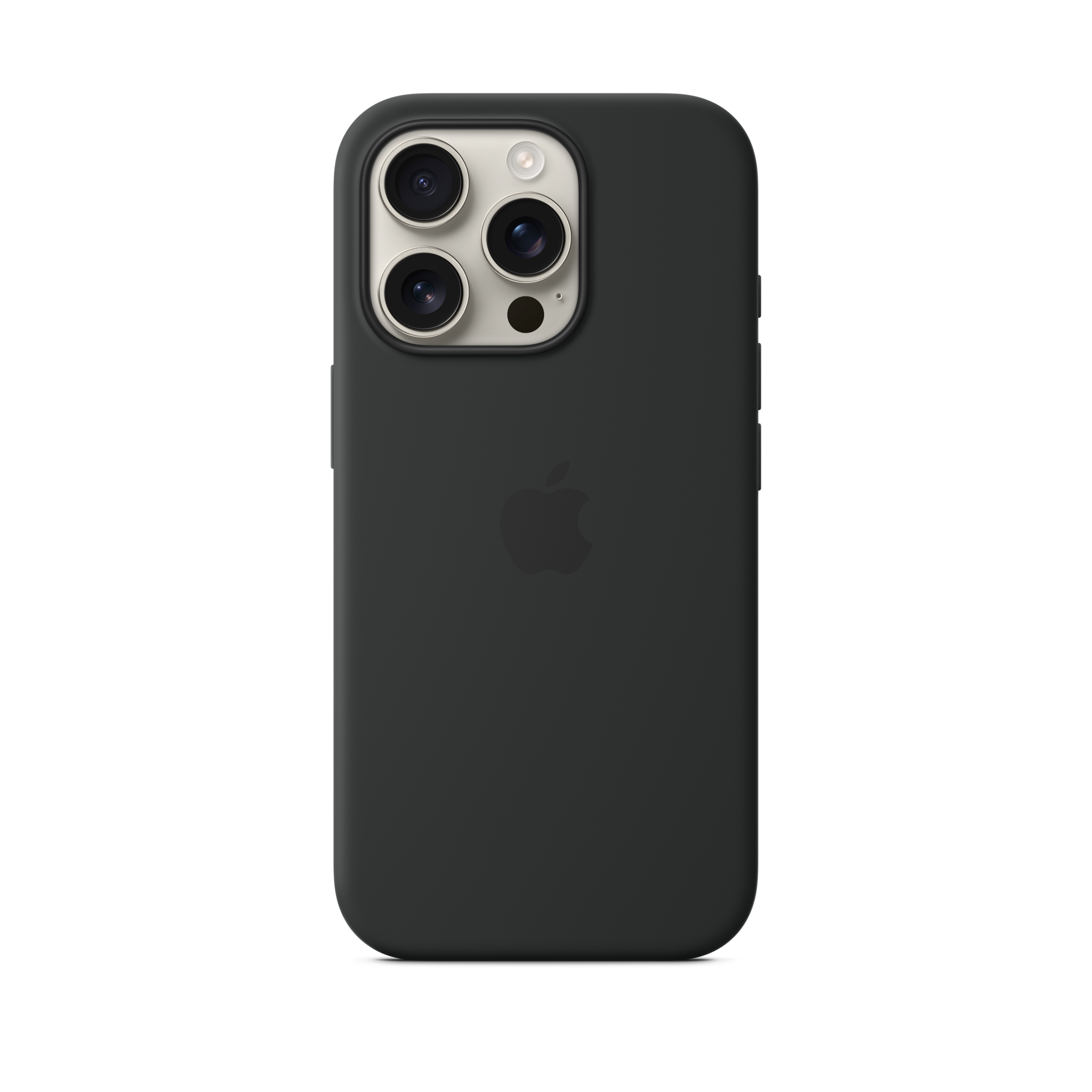 iPhone 16 Pro Silicone Case with MagSafe — Black