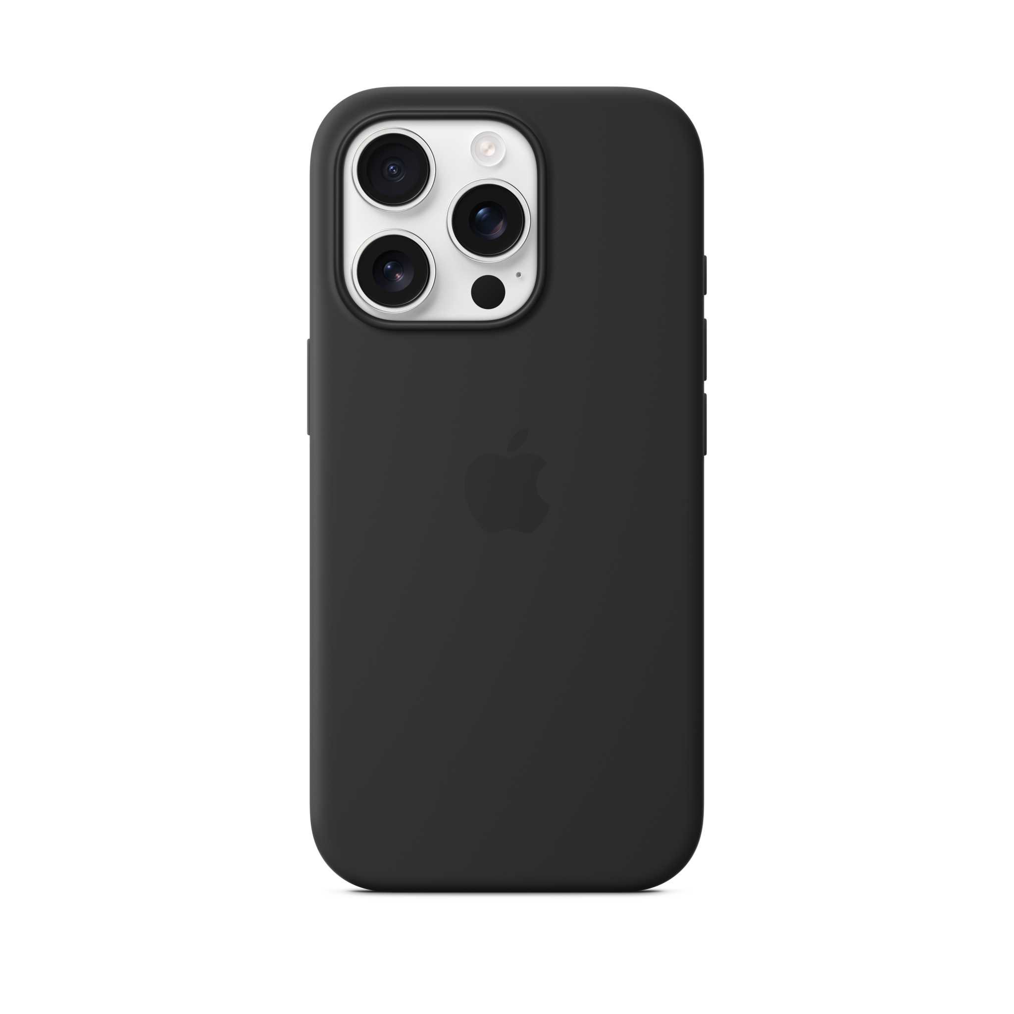 iPhone 16 Pro Silicone Case with MagSafe — Black
