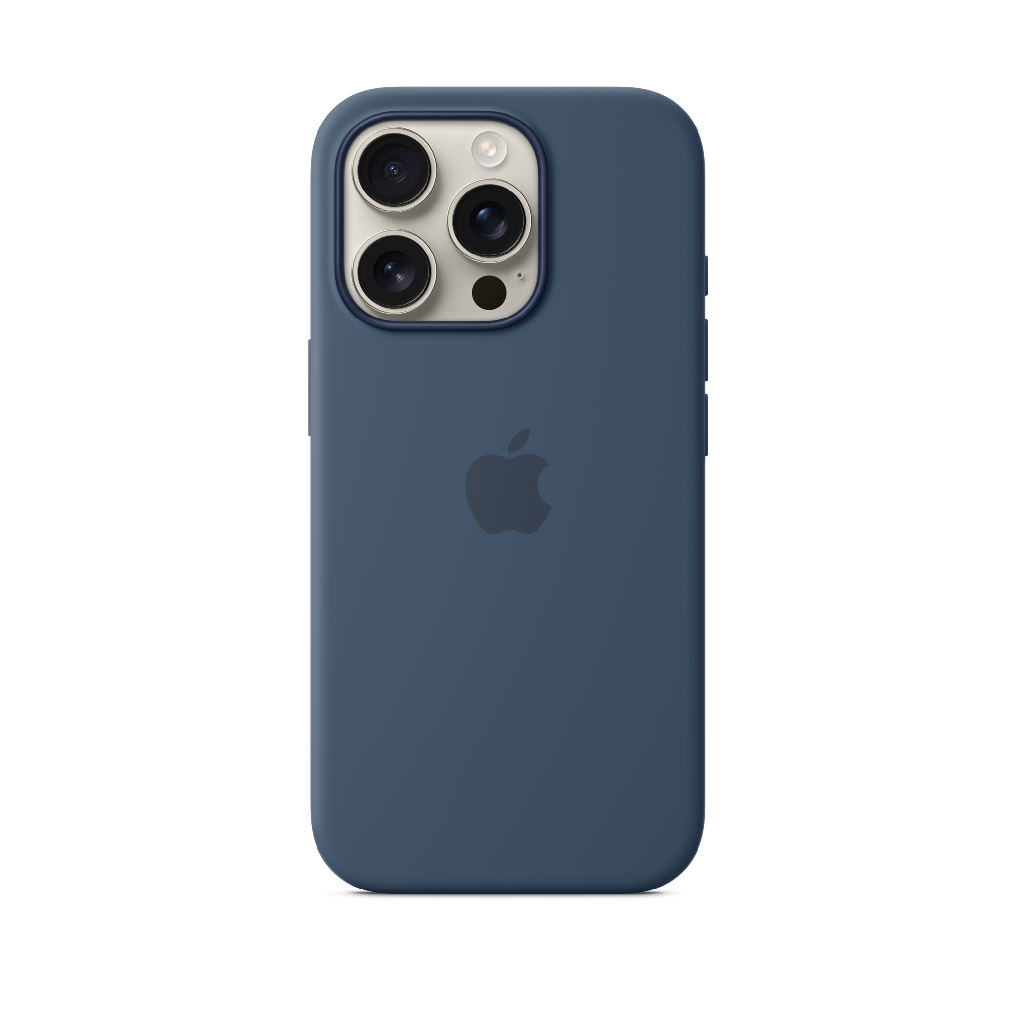iPhone 16 Pro Silicone Case with MagSafe — Denim
