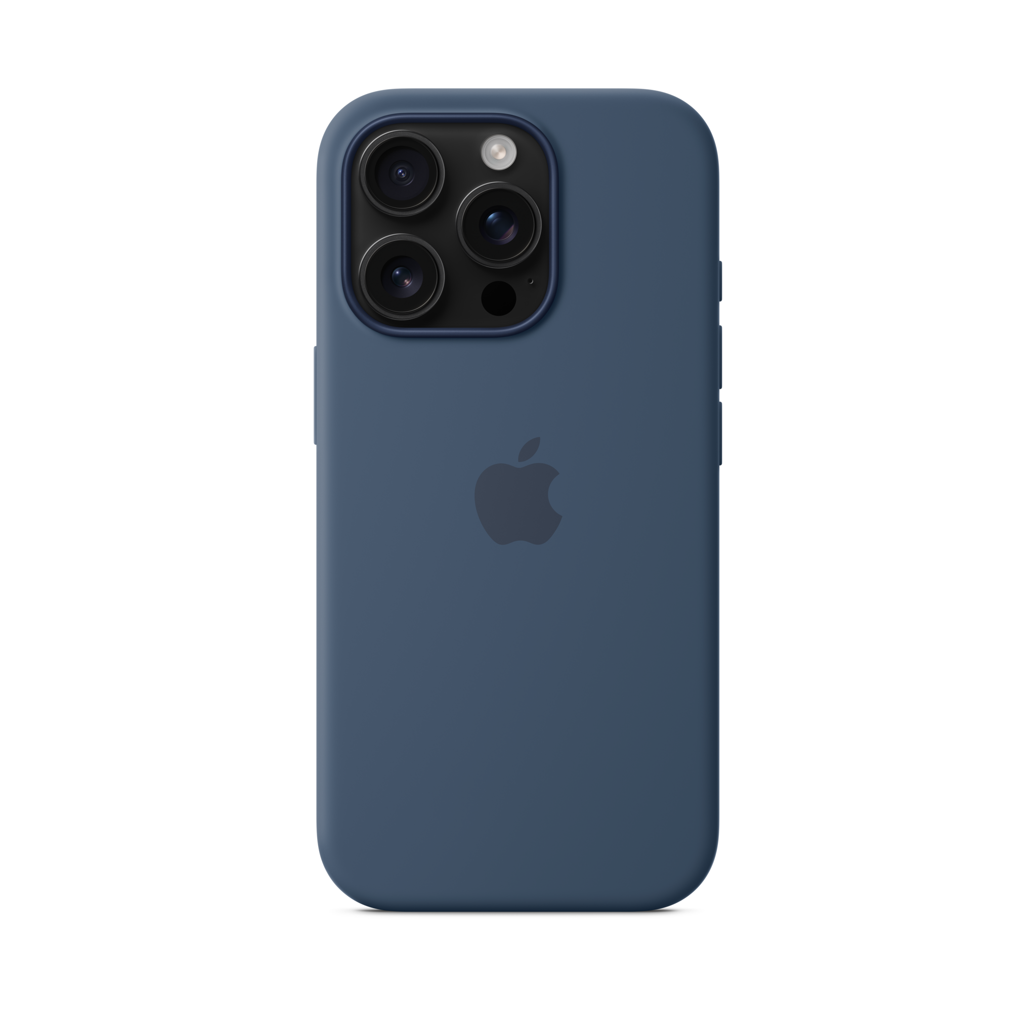 iPhone 16 Pro Silicone Case with MagSafe — Denim
