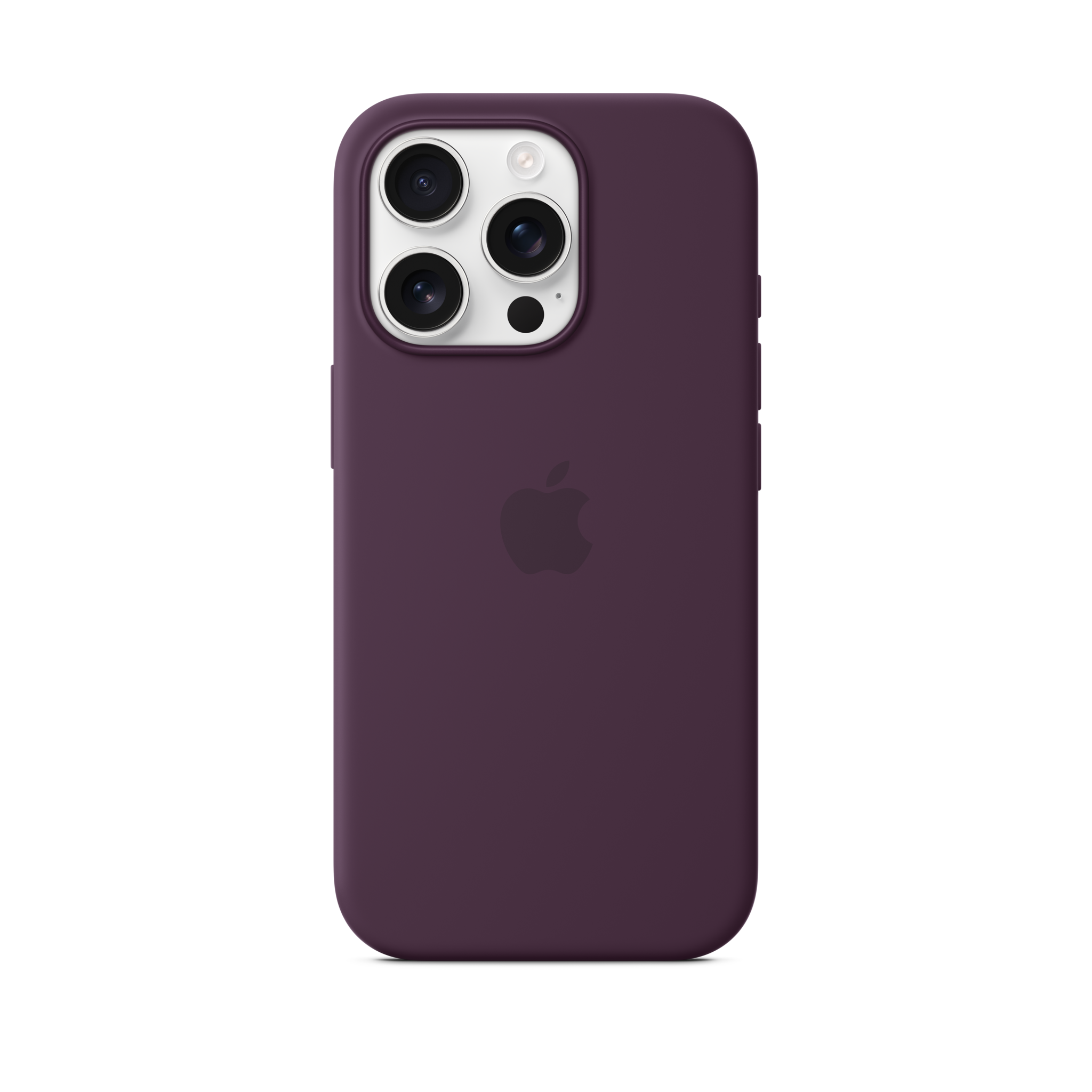iPhone 16 Pro Silicone Case with MagSafe — Plum