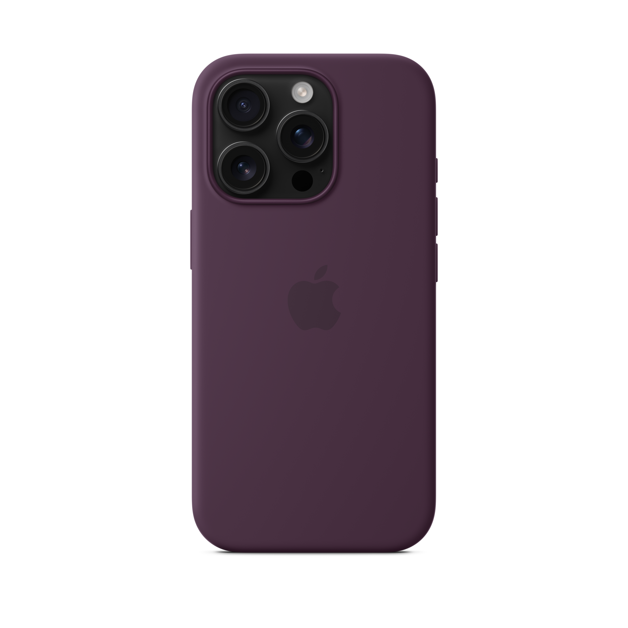 iPhone 16 Pro Silicone Case with MagSafe — Plum