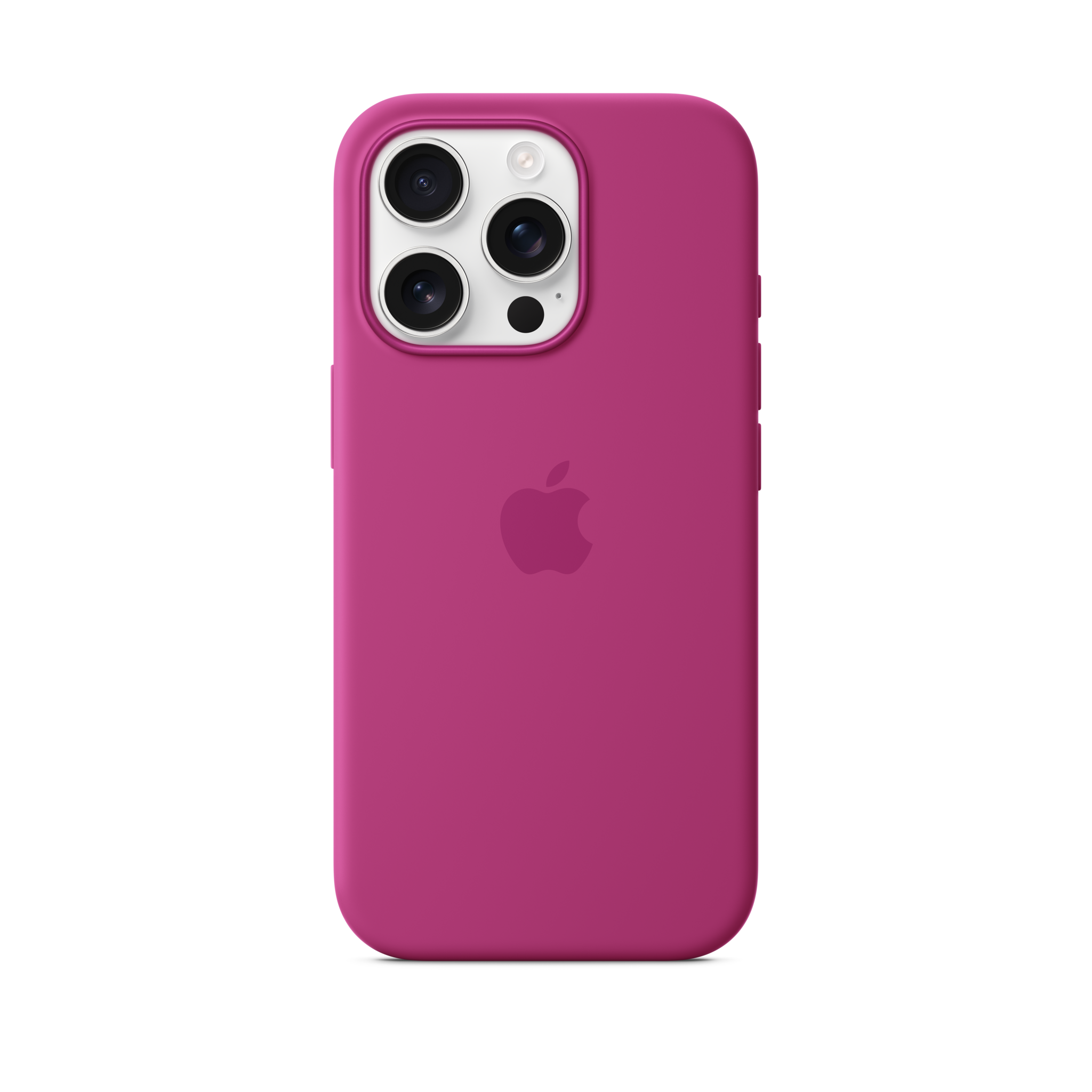 iPhone 16 Pro Silicone Case with MagSafe — Fuchsia