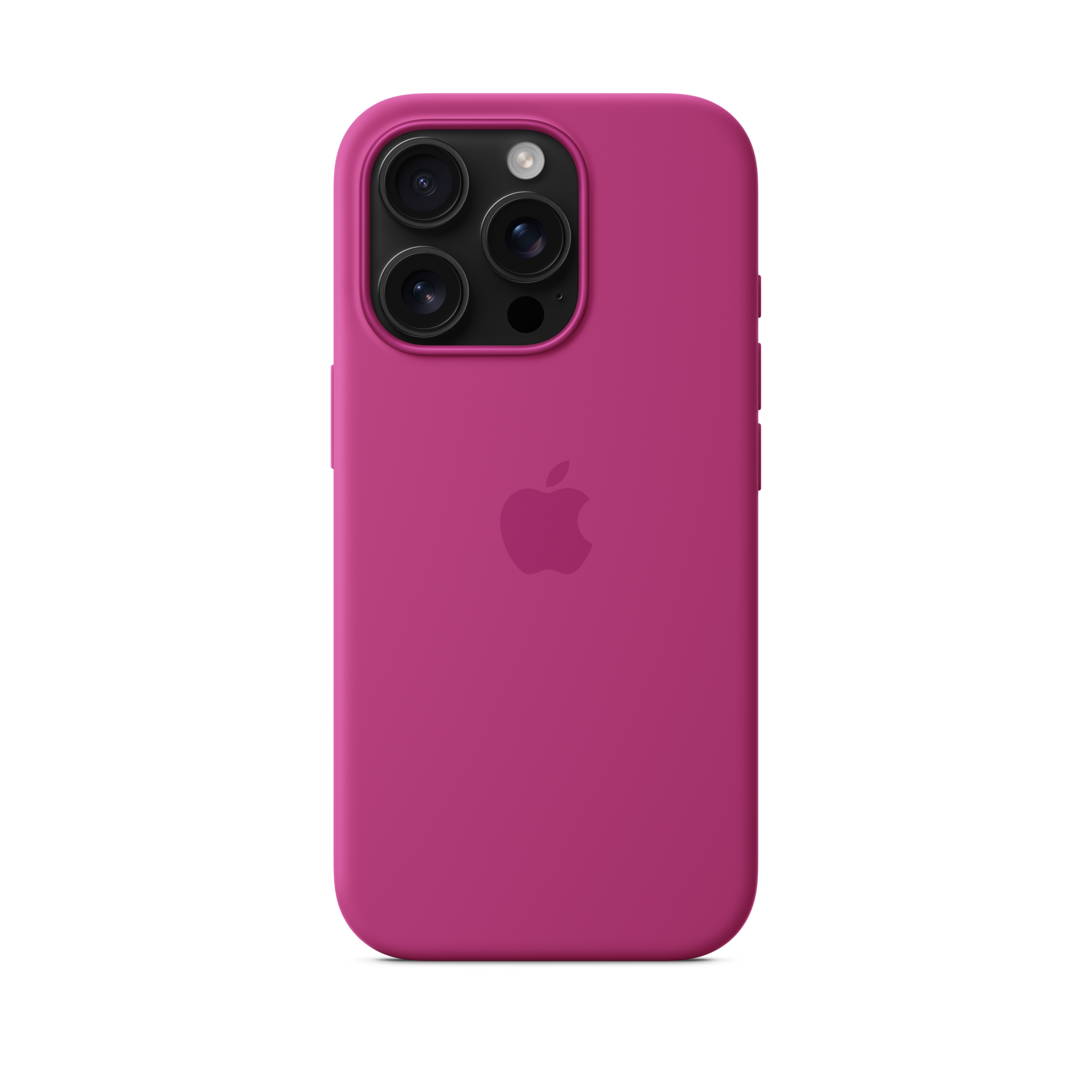 iPhone 16 Pro Silicone Case with MagSafe — Fuchsia