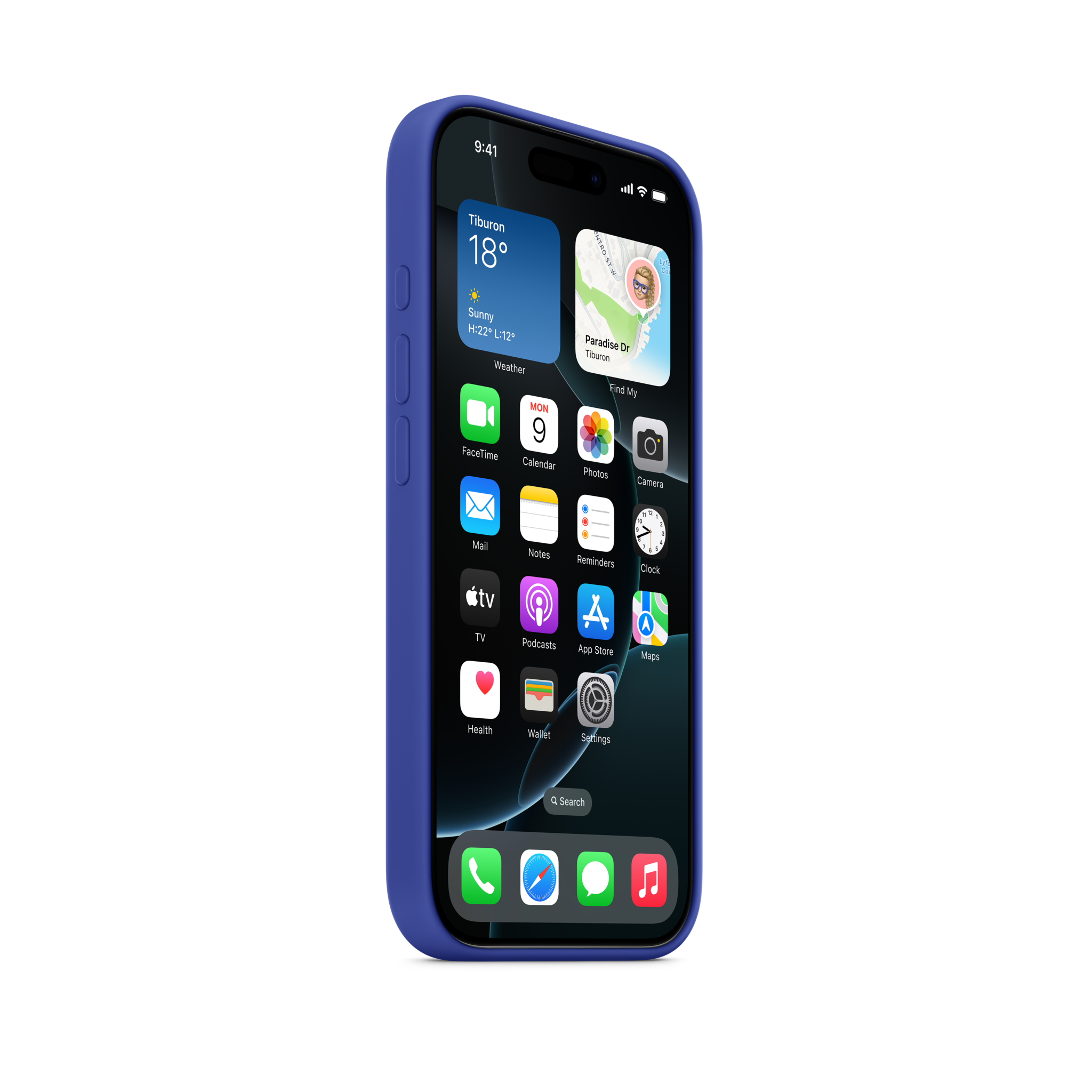 iPhone 16 Pro Silicone Case with MagSafe — Ultramarine