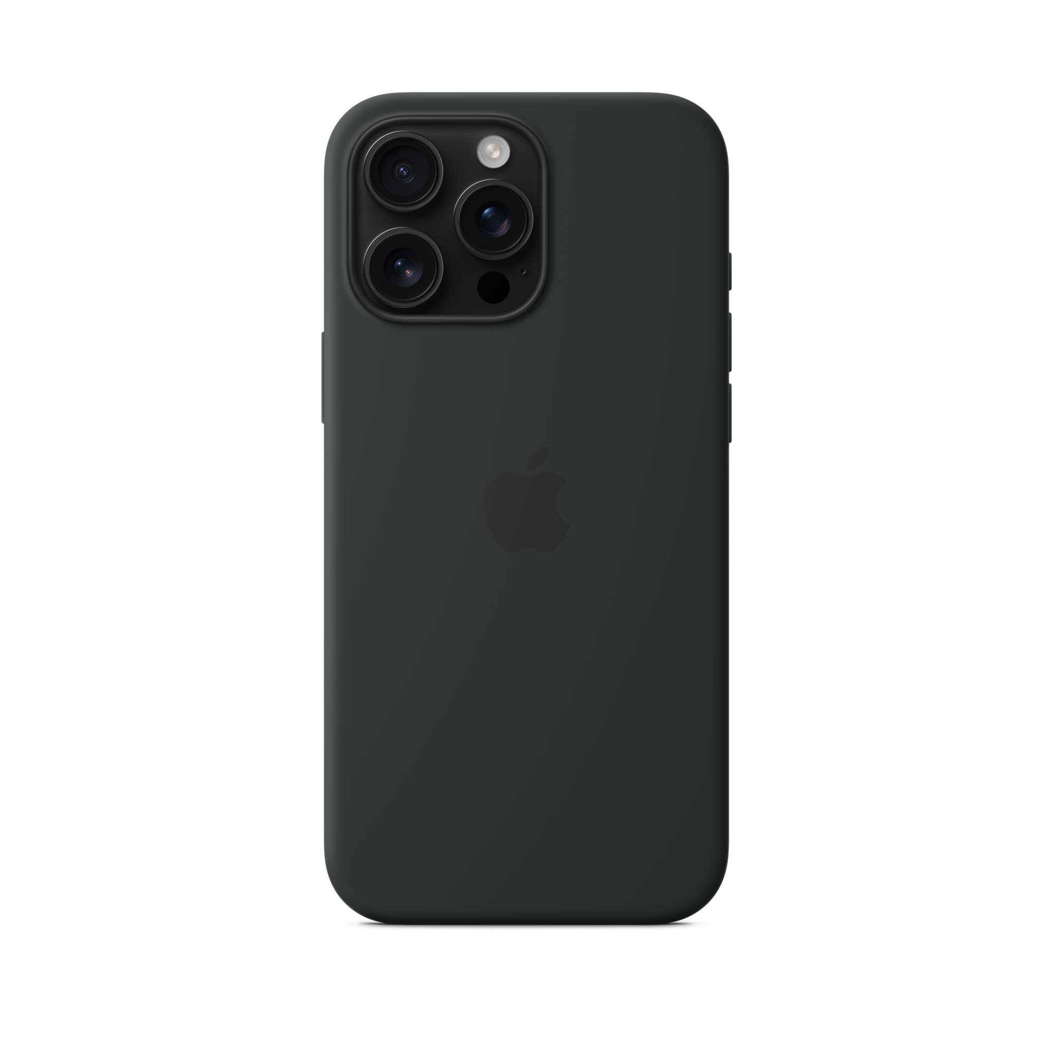 iPhone 16 Pro Max Silicone Case with MagSafe — Black