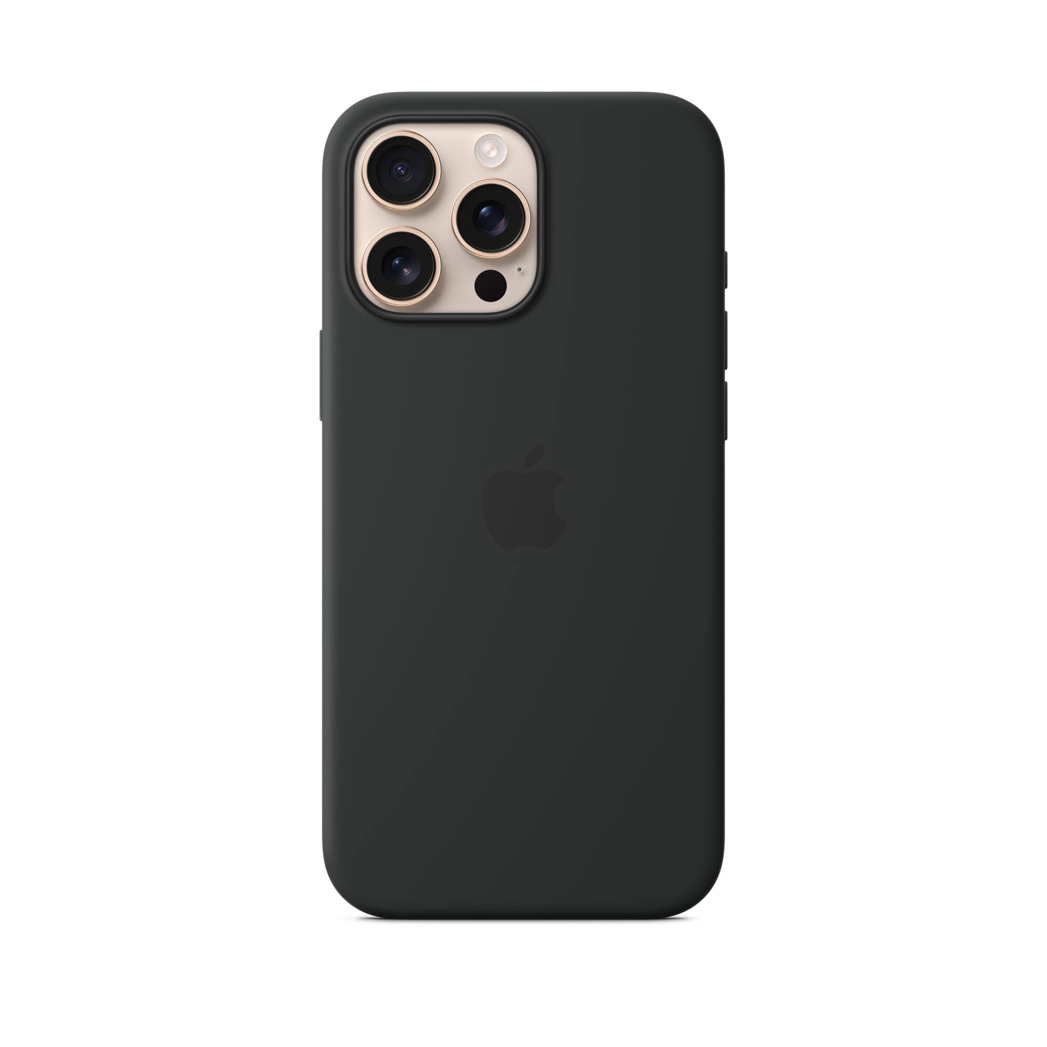 iPhone 16 Pro Max Silicone Case with MagSafe — Black
