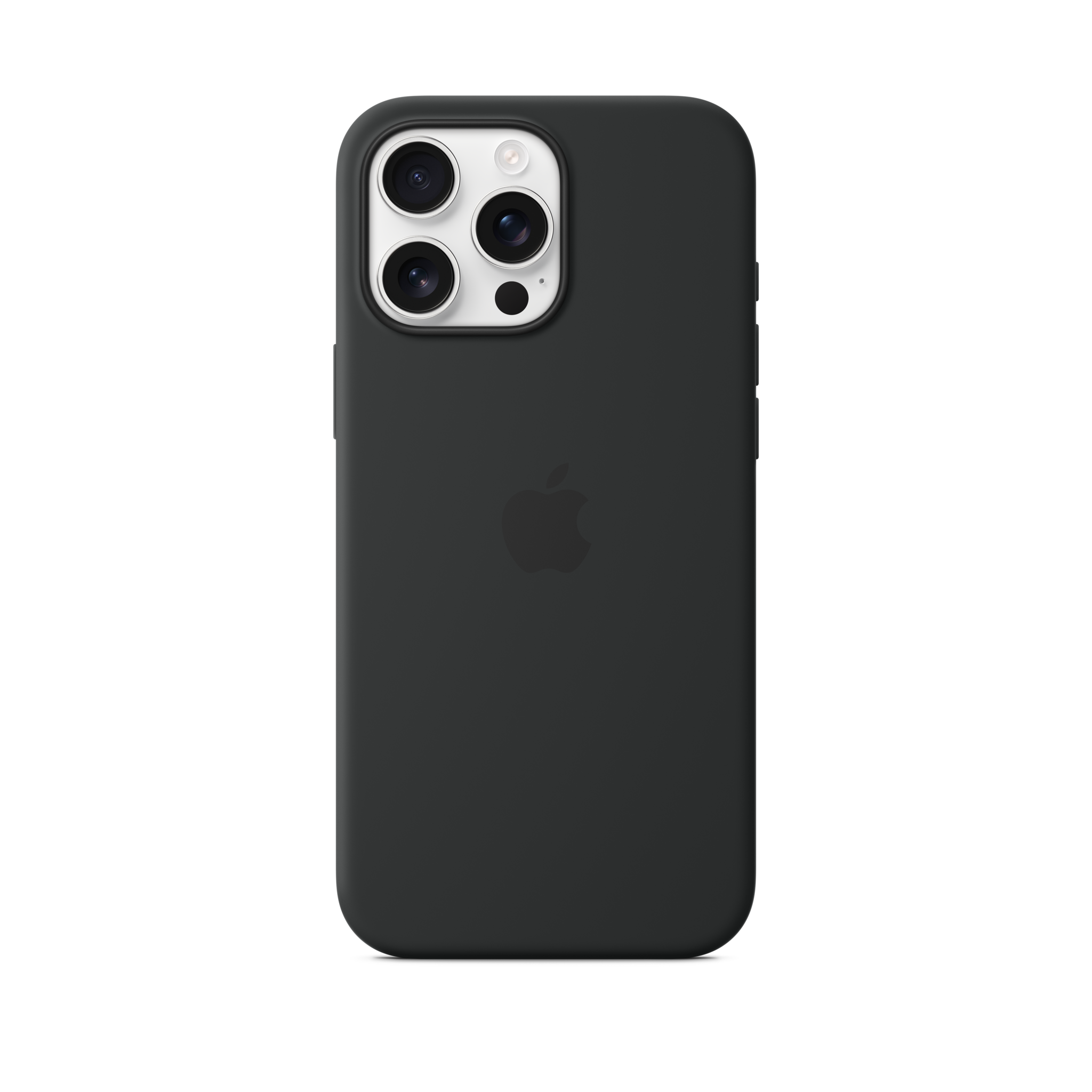 iPhone 16 Pro Max Silicone Case with MagSafe — Black