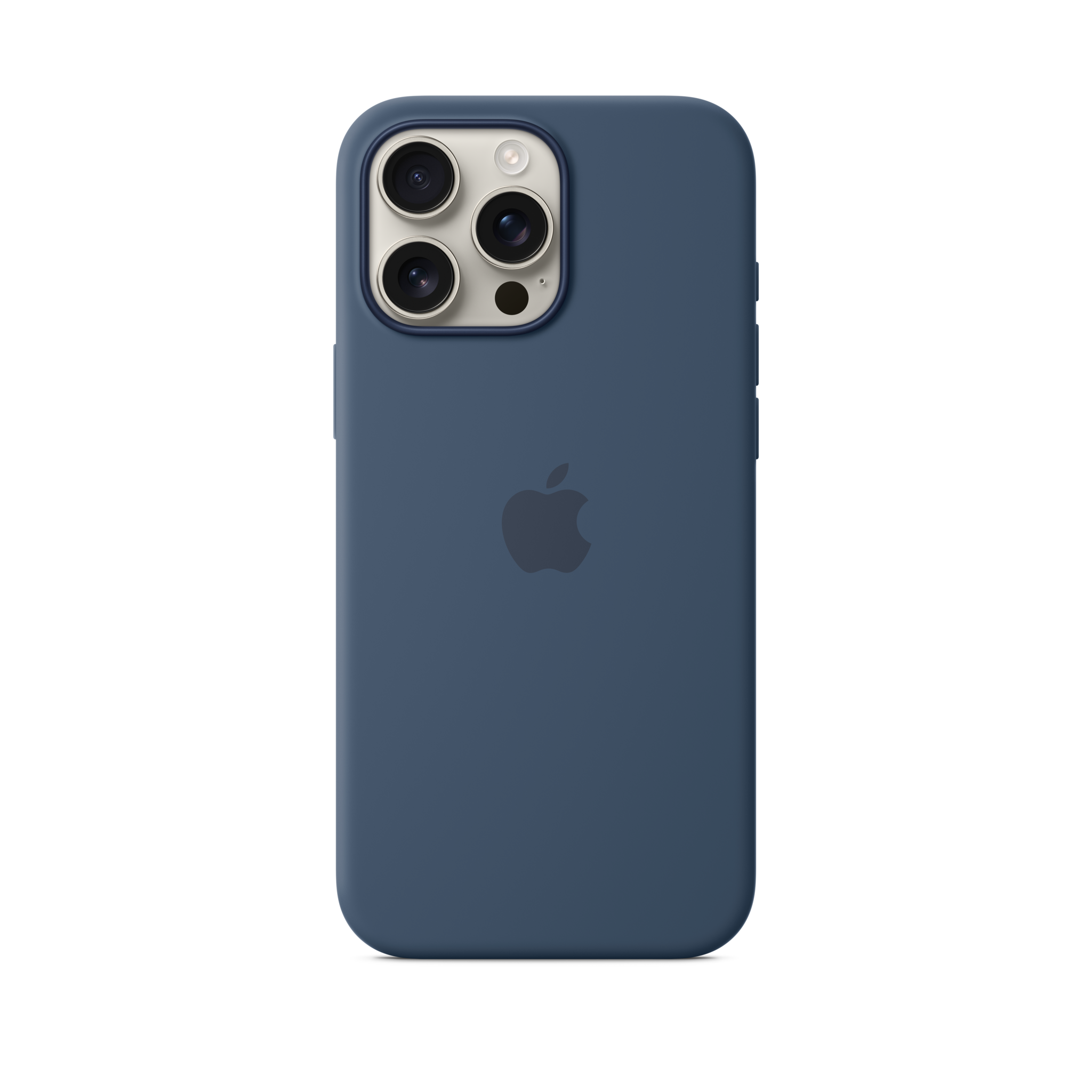 iPhone 16 Pro Max Silicone Case with MagSafe — Denim
