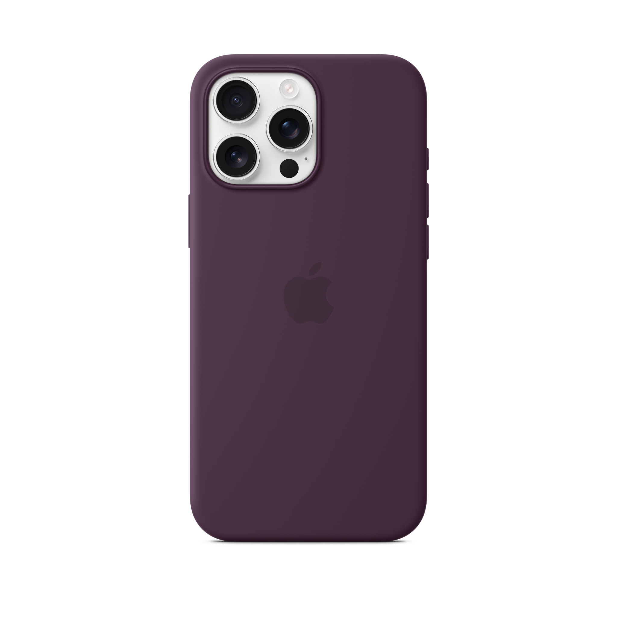 iPhone 16 Pro Max Silicone Case with MagSafe — Plum