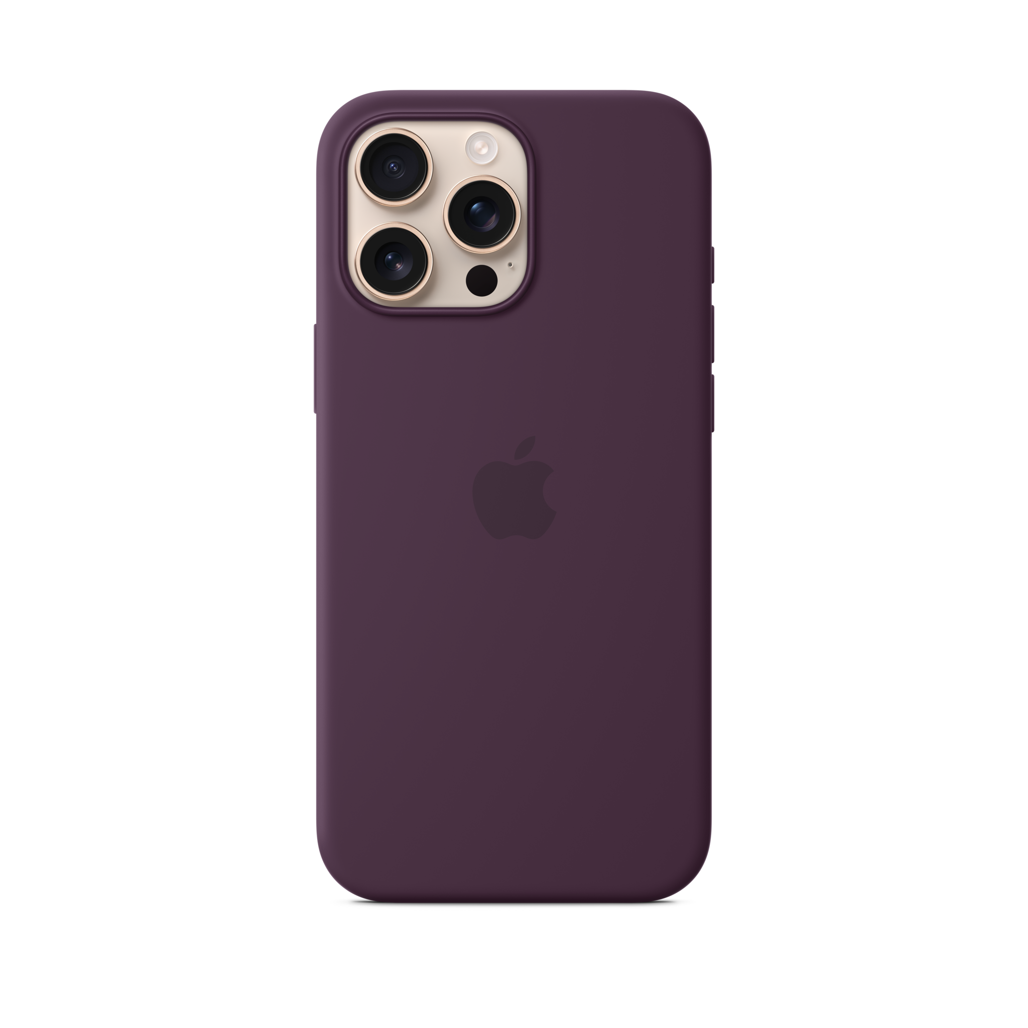 iPhone 16 Pro Max Silicone Case with MagSafe — Plum