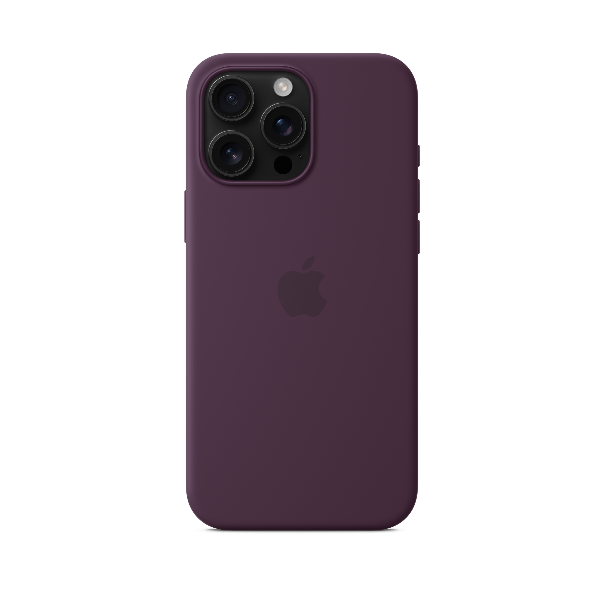 iPhone 16 Pro Max Silicone Case with MagSafe — Plum