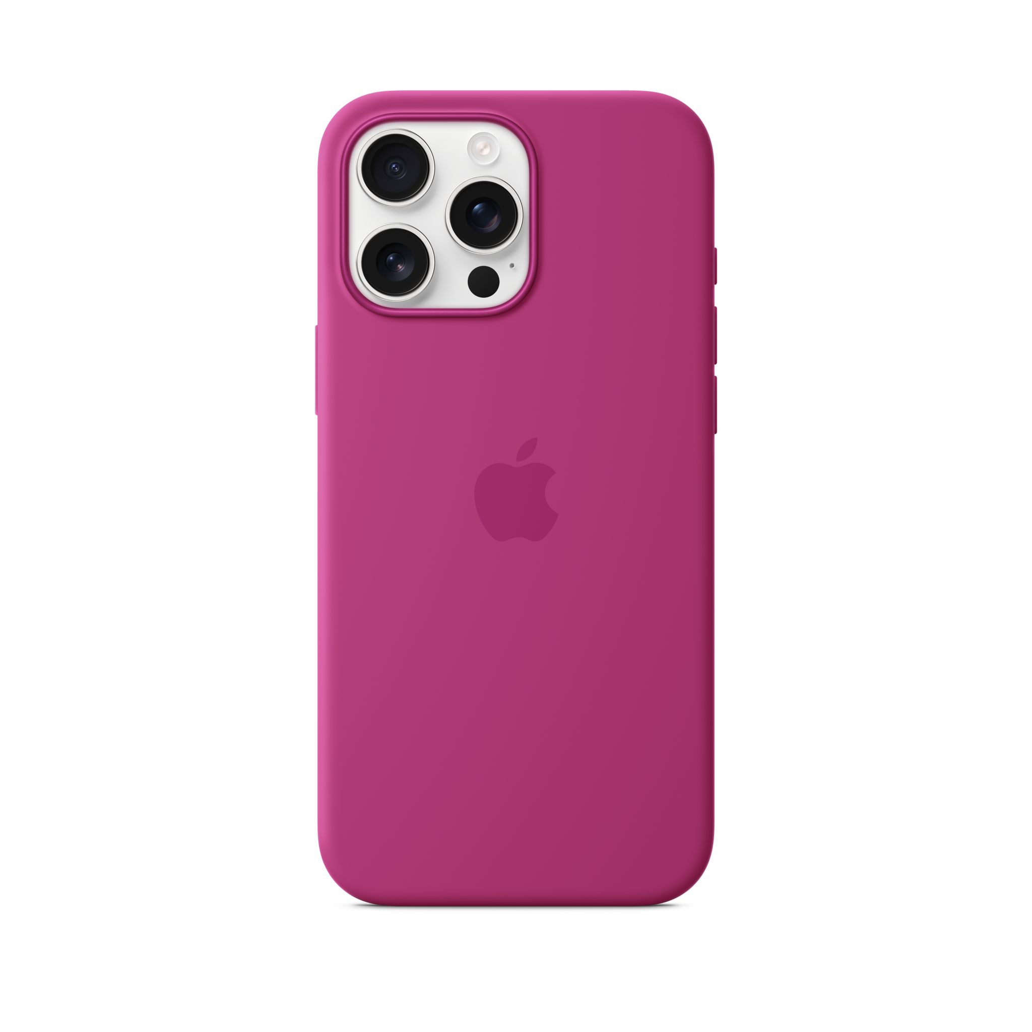 iPhone 16 Pro Max Silicone Case with MagSafe — Fuchsia