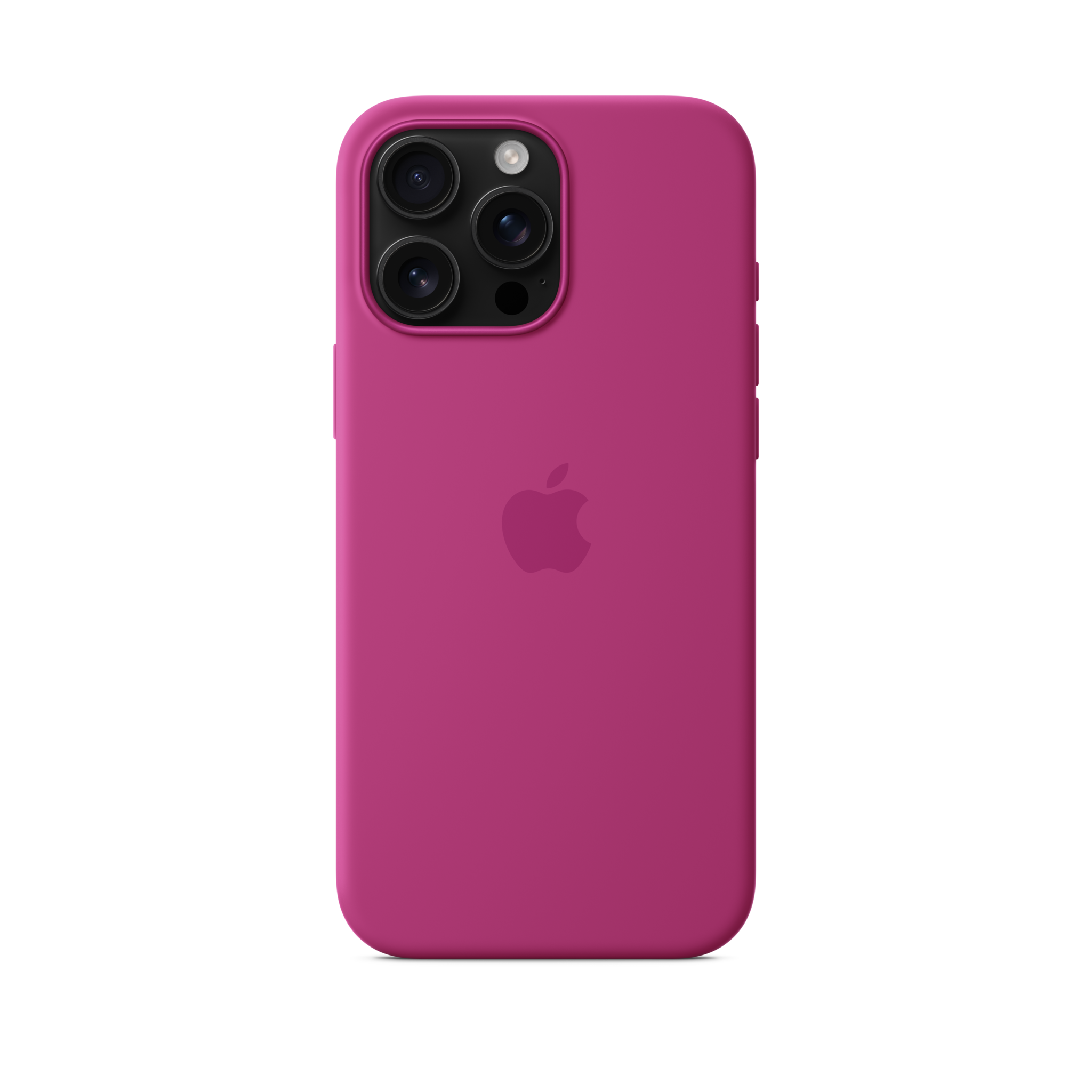 iPhone 16 Pro Max Silicone Case with MagSafe — Fuchsia