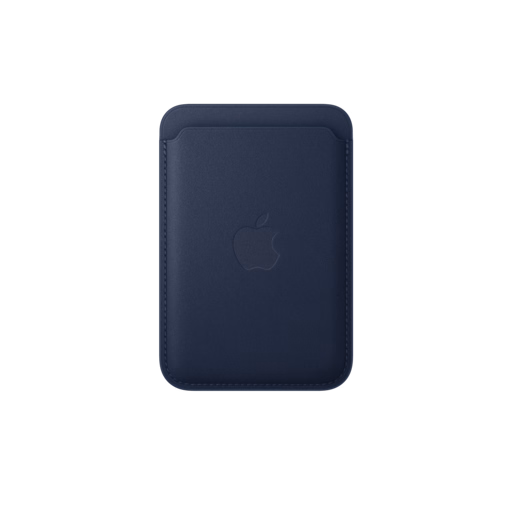 MagSafe iPhone FineWoven Wallet — Deep Blue