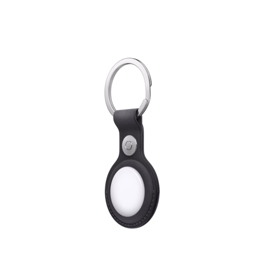 AirTag FineWoven Key Ring — Black