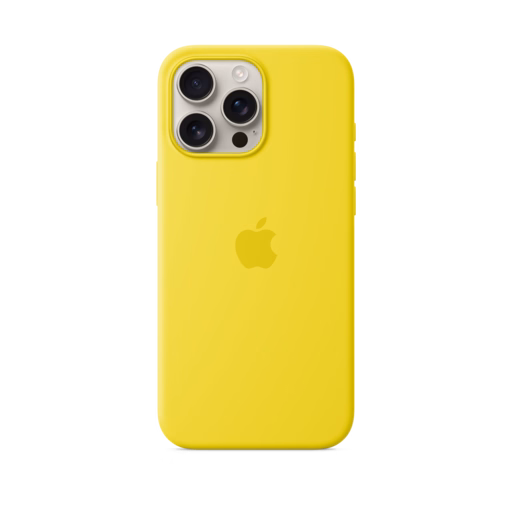 iPhone 16 Pro Max Silicone Case with MagSafe — Star Fruit