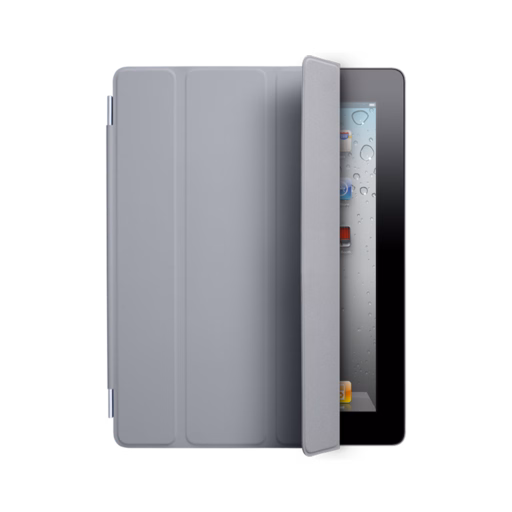 iPad 2-4 Polyurethane Smart Cover — Gray
