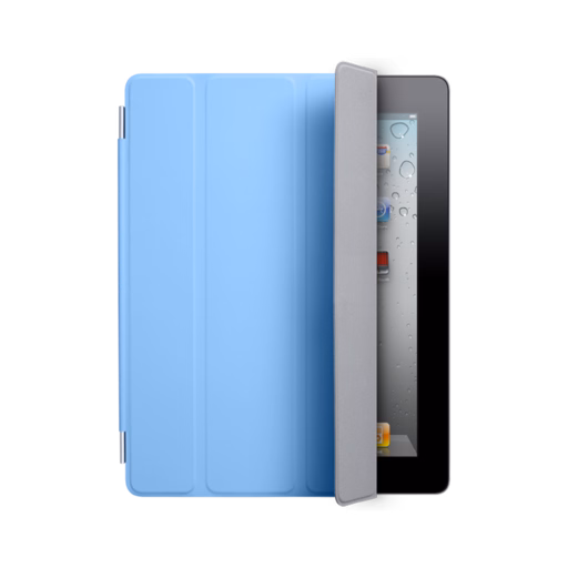 iPad 2-4 Polyurethane Smart Cover — Blue