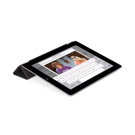 iPad Smart Cover — Leather Black