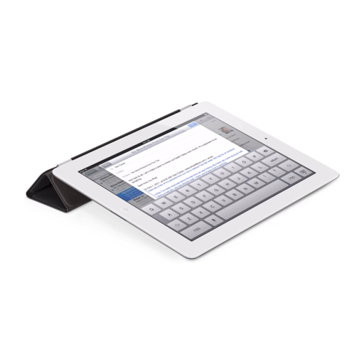 iPad Smart Cover — Leather Black