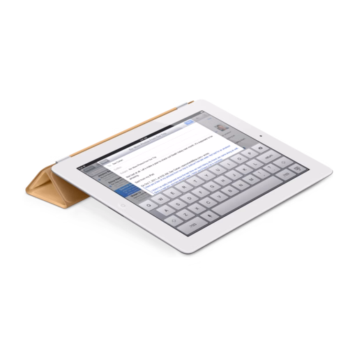 iPad Smart Cover — Leather Tan