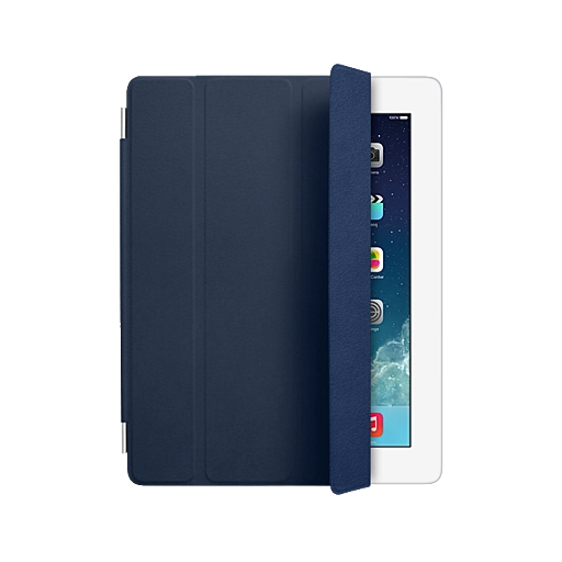 Navy Leather Smart Cover