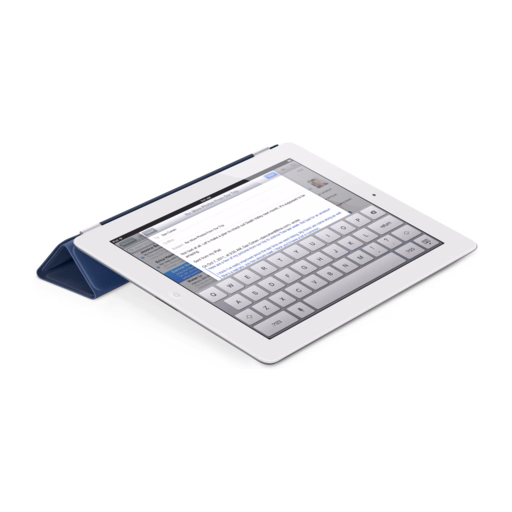 iPad Smart Cover — Leather Navy