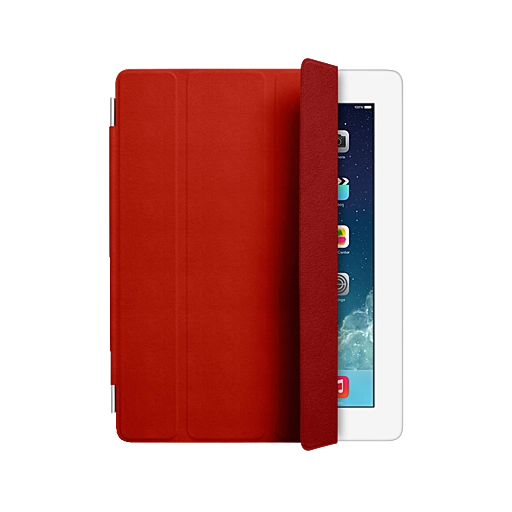 Red Leather Smart Cover