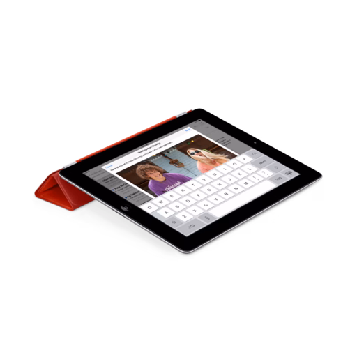 iPad Smart Cover — Leather Red