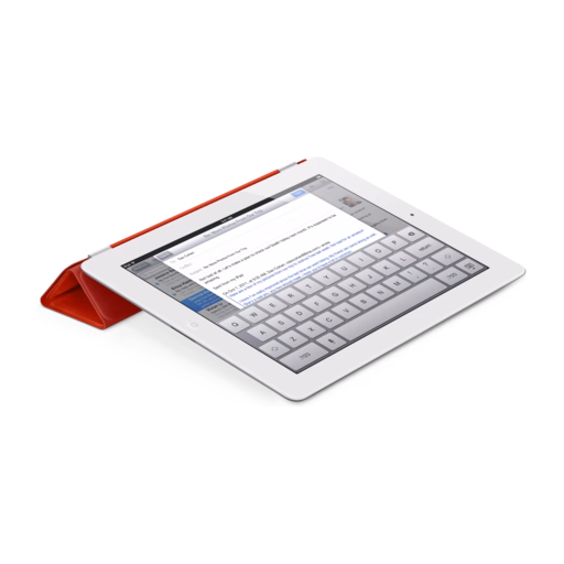 iPad Smart Cover — Leather Red