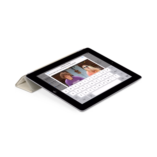 iPad Smart Cover — Leather Cream