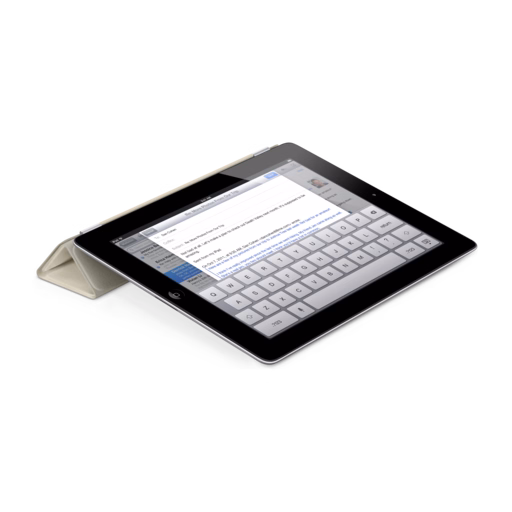 iPad Smart Cover — Leather Cream