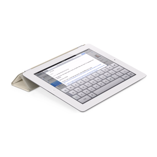 iPad Smart Cover — Leather Cream