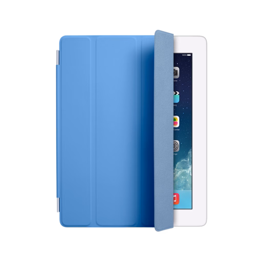 iPad 2-4 Polyurethane Smart Cover — Blue