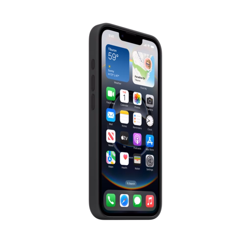 iPhone 16e Silicone Case — Black