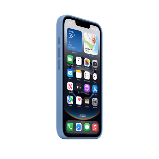 iPhone 16e Silicone Case — Winter Blue