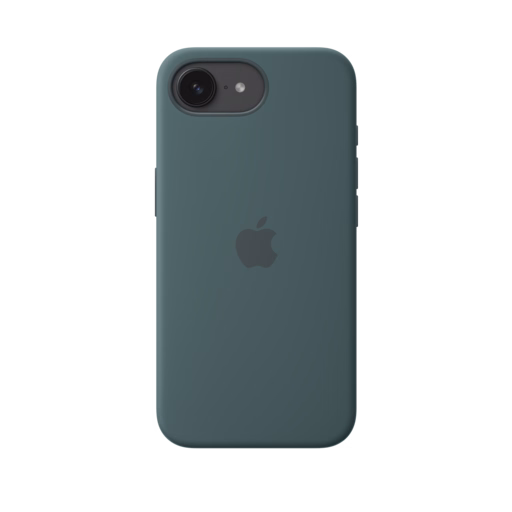 iPhone 16e Silicone Case — Lake Green