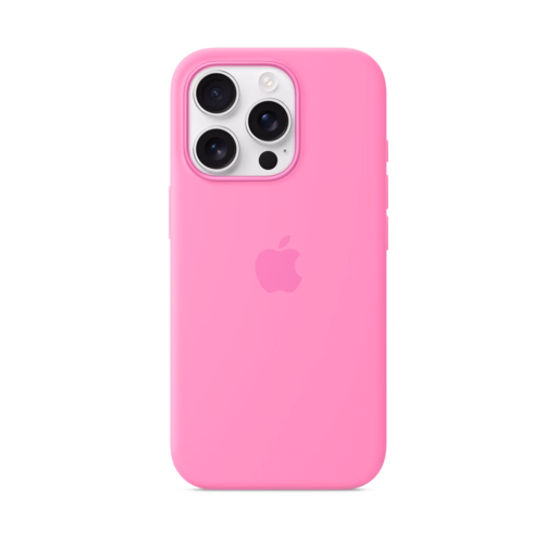 iPhone 16 Pro Silicone Case — Peony