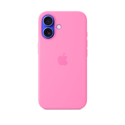 iPhone 16 Silicone Case with MagSafe — Peony