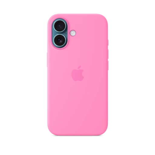 iPhone 16 Silicone Case with MagSafe — Peony