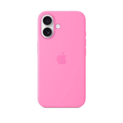iPhone 16 Silicone Case with MagSafe — Peony